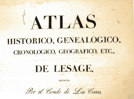 Atlas histórico de Lesage, 1826